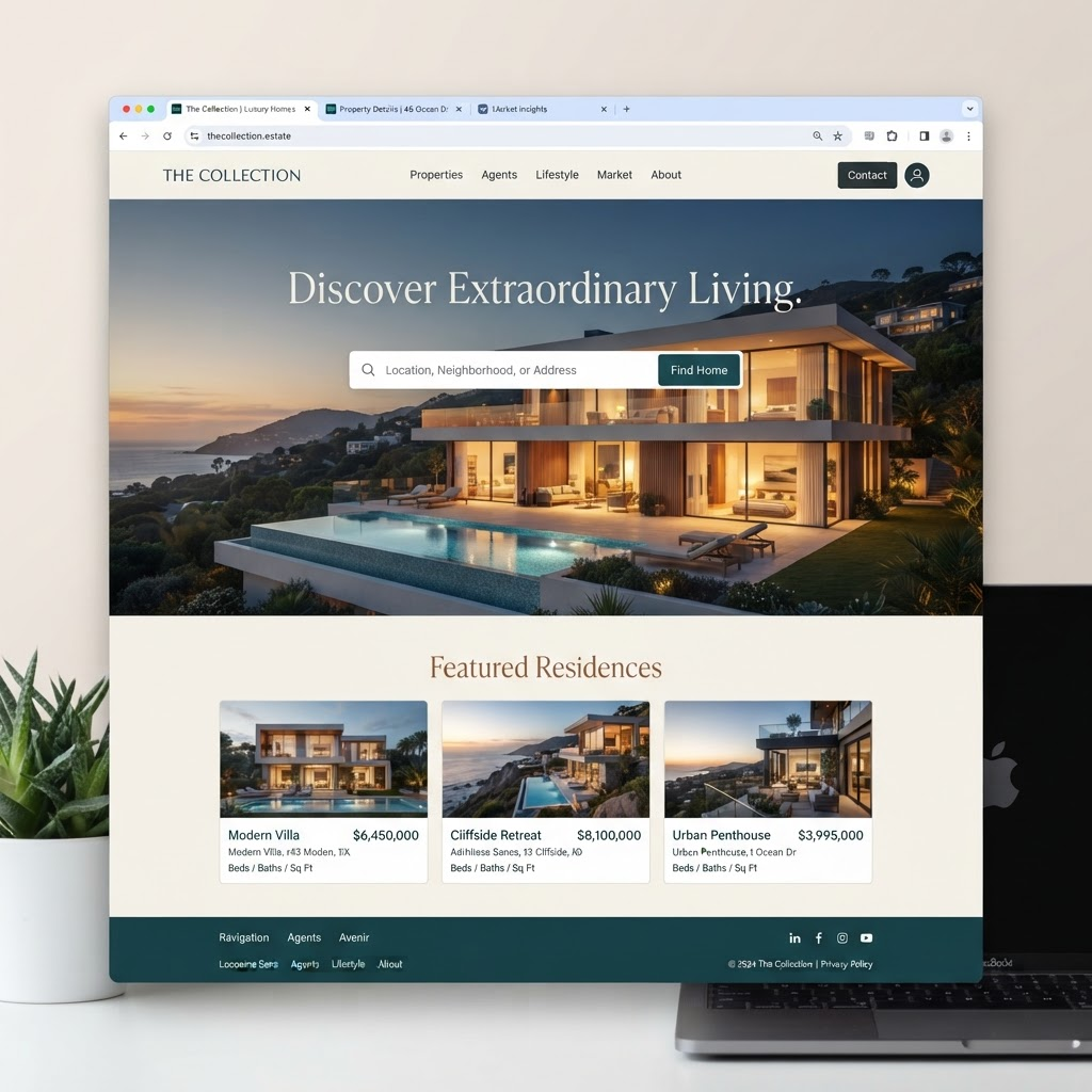 Harbor View Residences website designed and built by Julian Reyes